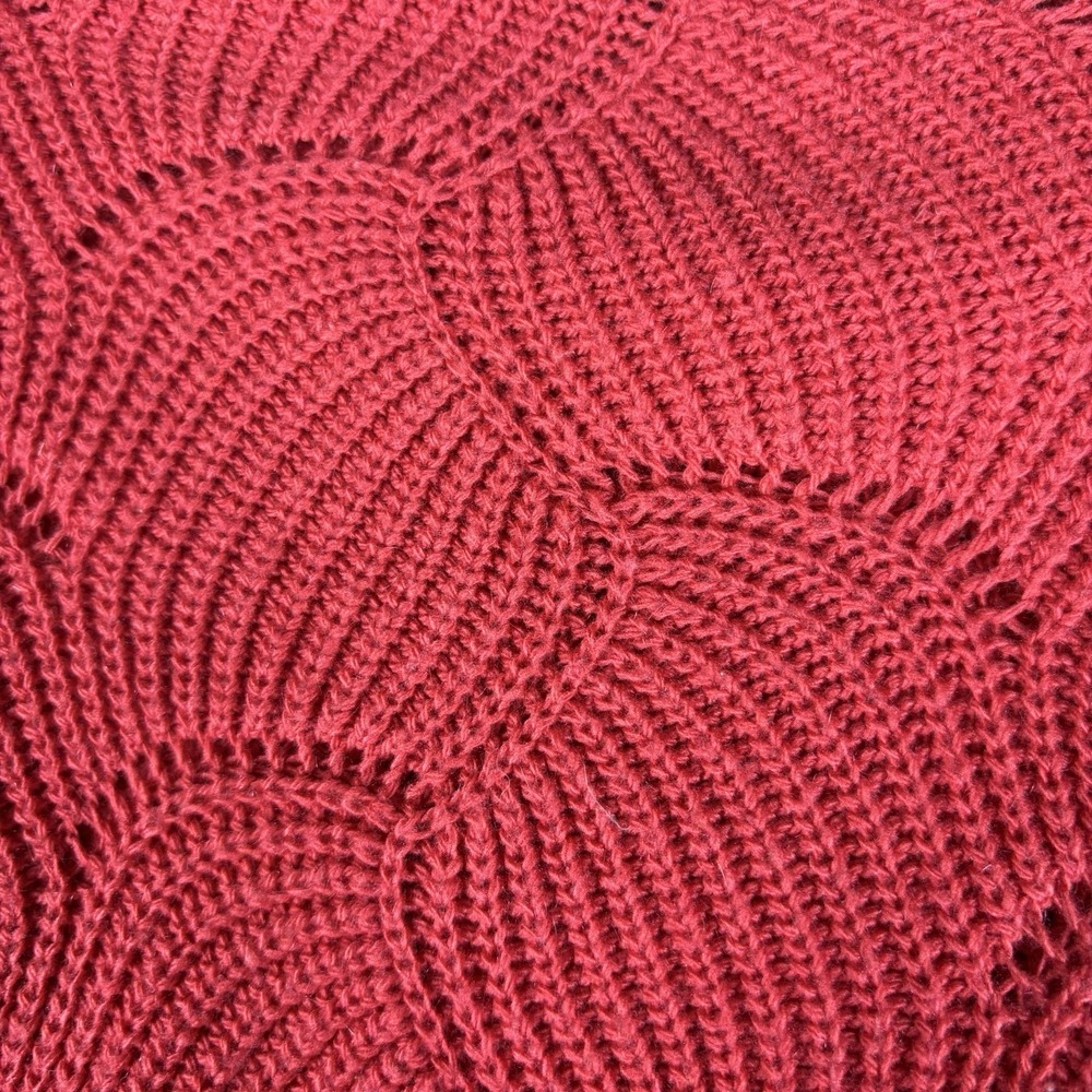 Marine Layer Womens Small Pink/Red Textured Knit Crewneck Sweater Casual - Picture 8 of 8